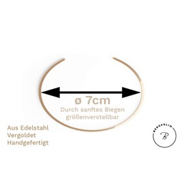 Bergerlin Stainless Steel Bangle – Heart, Infinity, Anchor, Goa, Om, Cross, Tree of Life, Compass, Clover, Peace, Stainless Steel