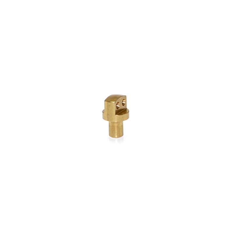 Piano Agraffe Two Holes Non-Threaded Brass Bichord