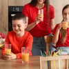 NICENEEDED Wooden Straw Holder Dispenser for Counter, Straw Organizer for