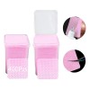 400 Pcs Cuadrado Toallitas Limpiadoras Rojo Rosa