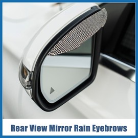A ABSOPRO 1 Paar Auto Rückspiegel Regen Augenbrauen Seitenspiegel Regenschutz Multifarbe Artikelaustausch