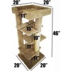 Maykoosh Natural Beauty Multiple Perch Cat Tree, Cat Tree with