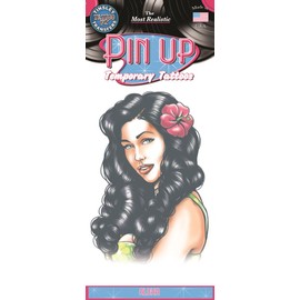 Tinsley Transfers Aloha Pin Up Temporary FX Tattoo