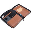 HANS/SON Business Organiser - Elegant Genuine Leather Case with 2
