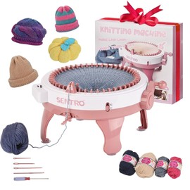 SENTRO Knitting Machine 48 Needles Smart Weaving Loom Crochet Loom Knitting Loom Machine Kit for Kids Adults DIY Scarf Hat Sock