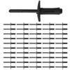 Zingking 50pcs Wheel Arch Trim Clips for 6 mm X1