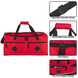 24 Inch 55 Liter Multi Pocket Duffle Bags for Men & Women For Traveling, the Gym, and as Sports Equipment Bag/Organizer