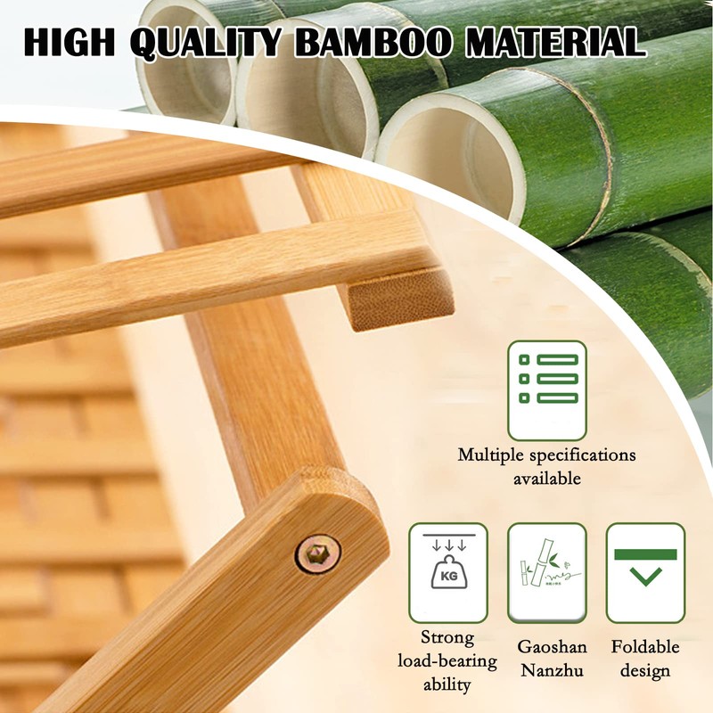 2 to 5 Tier Shoe Rack, Multi Tier Foldable Bamboo