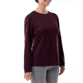 Athletic Works Women's Purple Core Long Sleeve Tee Size Medium NEW