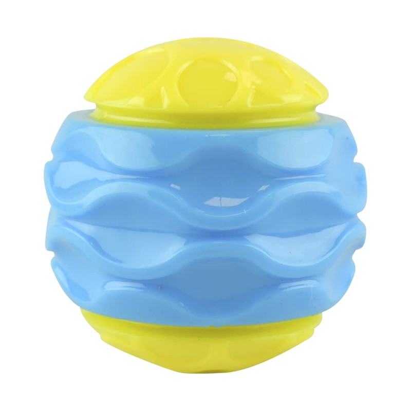Fancy Pets Pelota Fetch Curvy Color Azul con Sonido para