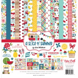 Echo Park Paper Company - Juego de papel de colección A Slice of Summer (12 x 12 pulgadas)