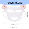 Silikon-Gesichtsmaske, 3 Stück Wiederverwendbare Gesichtsmaske, Silikon-Gesichtsmasken-Halter, Gesichtsmasken-Abdeckung