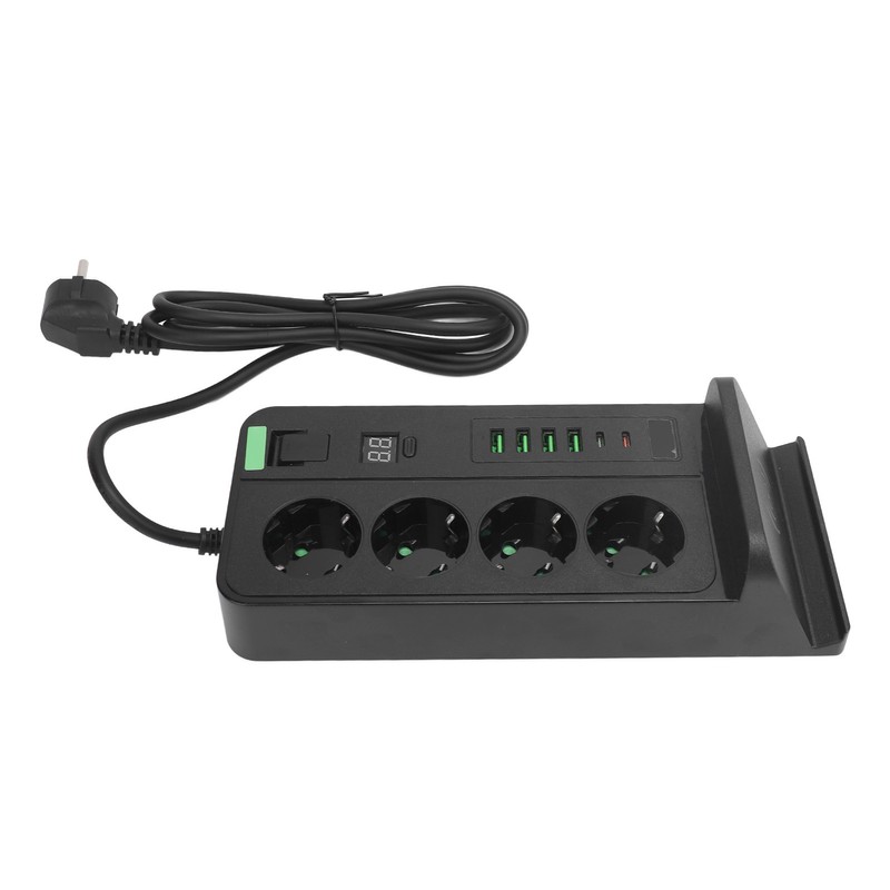 European Power Strip Wireless Charging USB TYPE C 4 Way