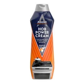 Astonish 500ml Specialist Hob Cleaner Zesty Lemon Cream for Electric Stovetops - Microwave Degreaser, Stove Surface Polish, Tough Grease Remover, Vegan Non Toxic Kitchen Scrub