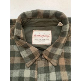 Weatherproof Vintage Men's Flannel Fleece, Green, Men’s Size Small New W Tags!!