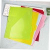 DOITOOL 5pcs Pocket Dividers with Tabs Plastic Folder Dividers for