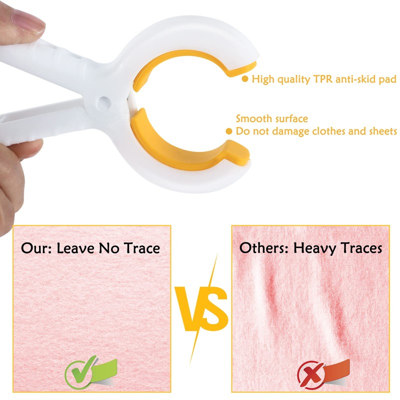 6pcs Towel Clips for Sun Loungers Large Beach Towel Clips