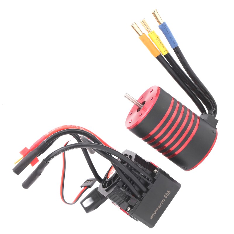 3650 4500KV Brushless Motor with 60A Electric Speed Controller Set