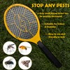 2 Pack Electric Fly Swatter, Handheld Bug Zapper Racket for