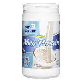 Nutri-Supreme Research Whey Protein Powder Sweet Vanilla Bean Dairy Cholov Yisroel - 1.2 LB