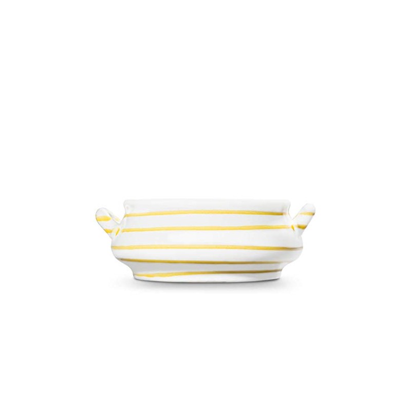 GMUNDNER KERAMIK Soup Bowl Capacity 0.37 Litres Flamed Yellow Crockery