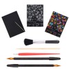 LOOKSEVEN Scratch Tools Set Scraper Pen, 6 Pcs Scratching Art