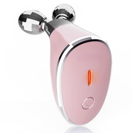 Microcurrent-Facial-Device, Microcurrent Facial Massager, Face Roller Face Massager for Skin Care at Home, Rose Gold - Color: Rose Gold