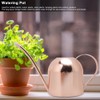1000ml Stainless Steel Watering Can Sprinkle Pot Long Mouth Garden