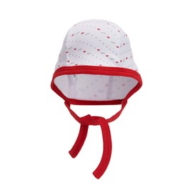 RMD-MA Pack of 3 Baby Hats All Seasons Infant Newborn Toddler Cute Earflap Hat for Boys Girls, Soft Warm Cotton Knit Hats, Bucket Hats with Protection Unisex (as8, Age, 6_Months, 9_Months, Pink)