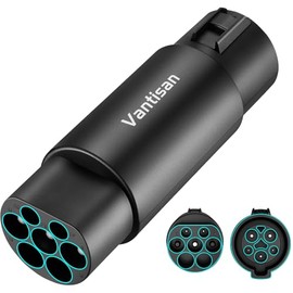 vantisan Adaptador Tipo 1 a GBT(Autos con Conector de China como BYD, JAC),Accesorios de Coche Eléctrico,Adaptador de Carga EV,BYD Adaptador Tipo GBT(Type1 J1772 a GBT)