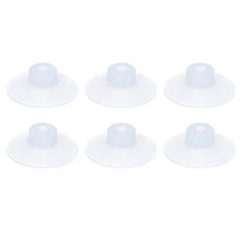 uxcell Bellows Suction Cup 50mm Diameter x M8 Joint Silicone Pneumatic Vacuum Suction Cups 6pcs