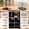 JUJOMAT Acrylic Display Case Transparent Display Case Acrylic for Action