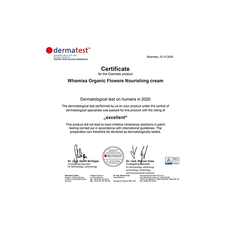 Whamisa Organic Flowers, Nourishing Cream, 1.7 fl oz (51 ml)