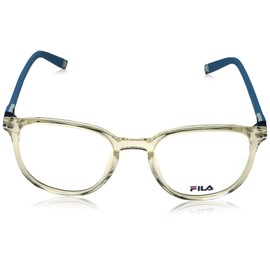 Fila Unisex VFI306 Sunglasses, Shiny Crystal, 51, Shiny crystal