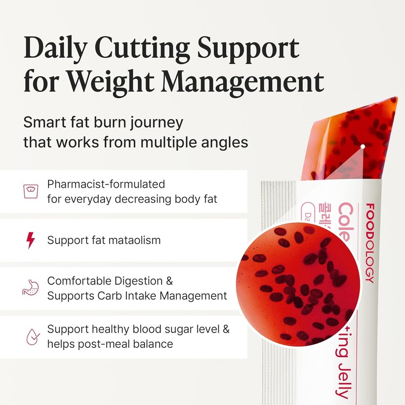FOODOLOGY Coleology Cutting Stick Jelly Pomegranate – Garcinia HCA &