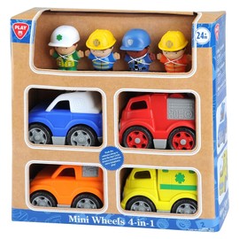 Play Adjustable and Comfortable Mini Wheels 4 in 1 for Indoor & Outdoor Children Toy with Light Effect 24 Months & up,
