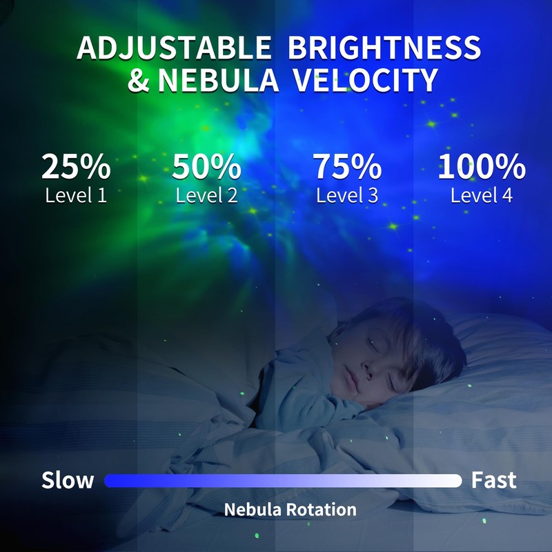 Astronaut Star Projector Night Light for Bedroom,Nebula Galaxy Ceiling Led