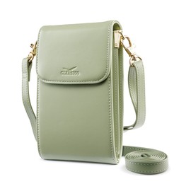 Classico Small Crossbody Phone Purse for Women - Crossbody Bag Wallet for Phone, Cards, Accessories (Small, Olive)