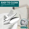 20 Piece Silverware Set, ENLOY Stainless Steel Flatware Cutlery Set,