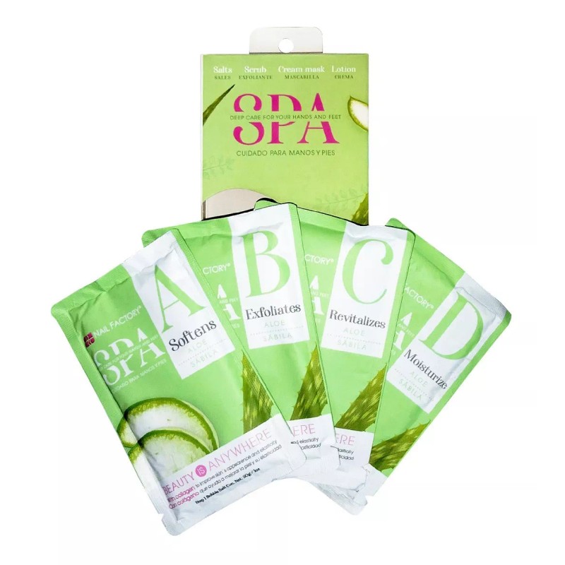 Nail Factory Pack 4 Pz Kit Spa Sales 4 Aromas