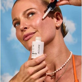 Acure  Serum facial FPS 30  Nutre tu piel mentras la protege del sol  Con vitamina E, manteca de Karit y zinc, 30 ml