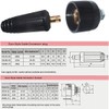 RIVERWELD TIG Welding Cable Panel Connector Socket DKZ35-50 315Amp with