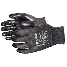 Superior Glove Cut Resistant Gloves 18-Gauge Nitrile Palms Touchscreen Compatible TenActiv S18TAFGFN (1 Pair of Small Gloves)