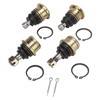 4pcs Ball Joint Kit Upper Lower Tie Rod End Set