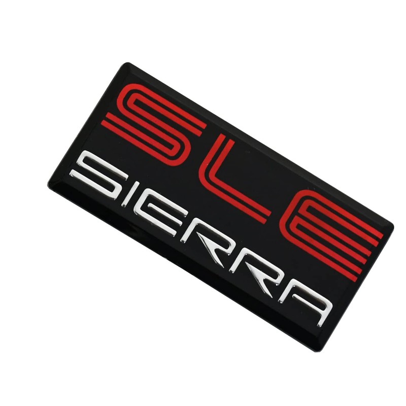 SSDD 2pcs New SLE Sierra Emblems Replacement for GMC 1500