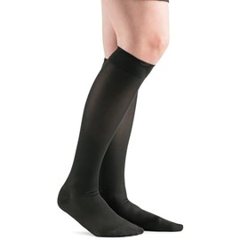 Actifi Opaque Microfiber 15-20 mmHg Compression Stockings, Knee High, Closed Toe, Moderate Support
