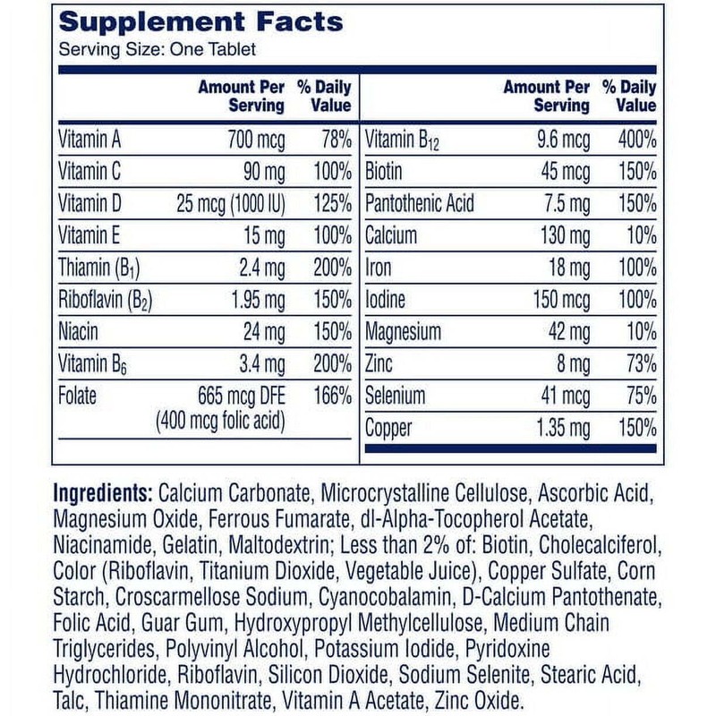 One A Day Women's Multivitamin Tablets, Multivitamins for Women, 60