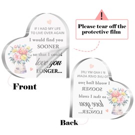 Couples Gifts,Wedding Gifts,Gifts For Him Anniversary,Gifts For Couples,Gift For Couple Anniversary,Couple Gifts,I Would Find You Sooner So That Acrylic Heart Sign Plaque Gift for Newlyweds A627