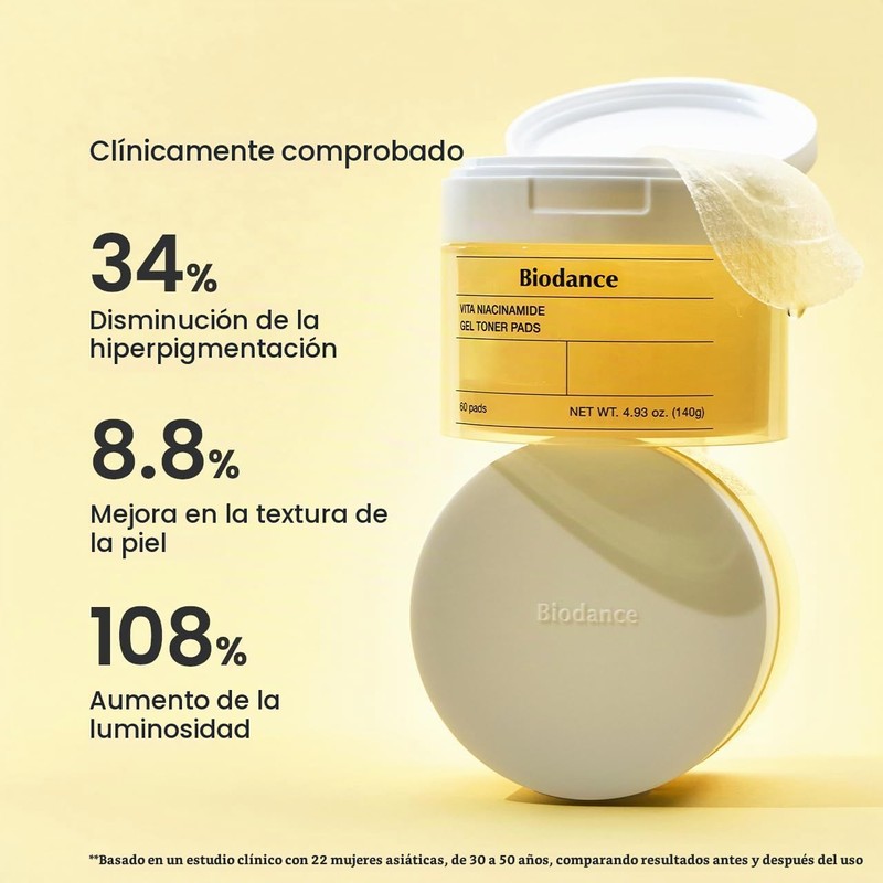 Biodance Vita Niacinamide Gel Toner Pads 60Pads