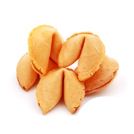 Sky | Premium Bulk Fortune Cookies Individually Wrapped, Fortune Cookie Rounds, Fresh Cookies, Healthy Fortune Cookies Bulk, Chinese Fortune Cookies, Chinese New Year Snacks (Vanilla, 50 Cookies)